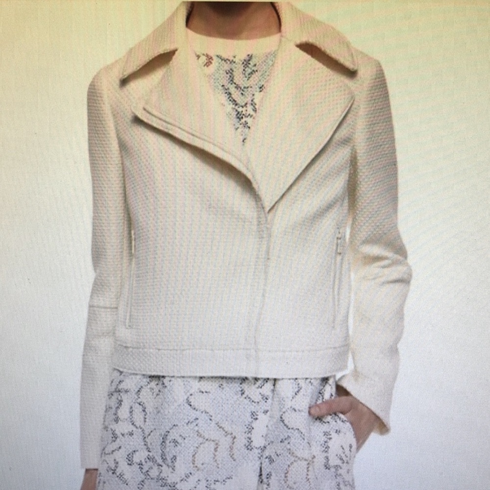 Tory Burch Lined Jacket Color Cream EUC